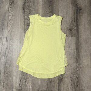 Athleta Girl Tank Top Size XL/14 Layered Top Yellow XL